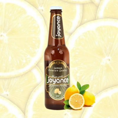 آبمیوه گازدار لیمویی جویانس شیشه ای